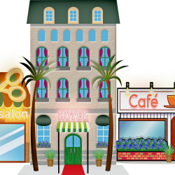 Village Shops Clip Art (13)