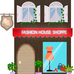 Village Shops Clip Art (6)